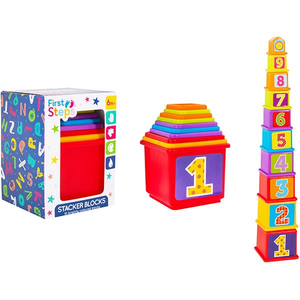 First Steps Early Learning Stacker Blocks Play Set CuriousMinds.co.uk