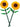 lego botanicals 40524 lego sunflowers 191 piece set. shows the fully built lego sunflowers on a white background.