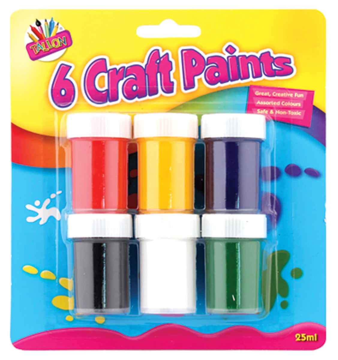 Artbox Craft Paint Pots (6 Pack) CuriousMinds.co.uk