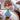 lego flowers 40647 lotus flowers 220 piece set. shows the fully built lotus flowers sitting in a vase.