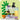 lego duplo 10994 3 in 1 family house 218 piece set. shows the young boy tending to the garden and carrots as the black cat watches over him.
