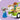 Lego Duplo 10419 Caring for bees. Shows the minifigures unloading a block of honey jars off of the truck.