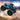 Lego City 60402 Blue Monster Truck. Shows a close up of the blue monster truck driving off of a ramp.