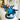 lego icon 10331 kingfisher bird. shows a close up of the fully built king fisher bird from behind.