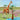 lego creator 31150 wild safari animals. shows a close up of the giraffe, tree and flamingo.