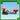 Lego Minecraft 21260 Cherry Blossom Garden. Shows a close up of the fully built cherry blossom garden with 2 cherry blossom trees, flowers and 2 bees.