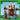 Lego Minecraft 21261 Wolf Stronghold. Shows a close up of one of the lego minecraft minifigures with a sword and shield in front of the wolf stronghold.