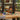 Lego Minecraft 21263 Badlands Mineshaft. Shows the fully built badlands mineshaft and mini figures displayed on a table.