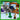 Lego Minecraft 21263 Badland Mineshaft. Shows close up of the mineshaft and all the mob mini figures; a creeper, zombie, slimes and spider.