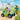 Lego Friends 42625 Beach Smoothie Stand. Shows a close up of the 2 Lego Friends figures driving the car.