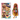 Doll & Packaging of Rainbow High Hair Chalk & Style Meline - Gold 11” Fashion Doll for Ages 4 & Up