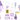 Contents of Rainbow High Creative Crystals Violet - Purple 11” Fashion Doll for Ages 8 & Up