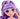 Close Up of Rainbow High Creative Crystals Violet - Purple 11” Fashion Doll for Ages 8 & Up