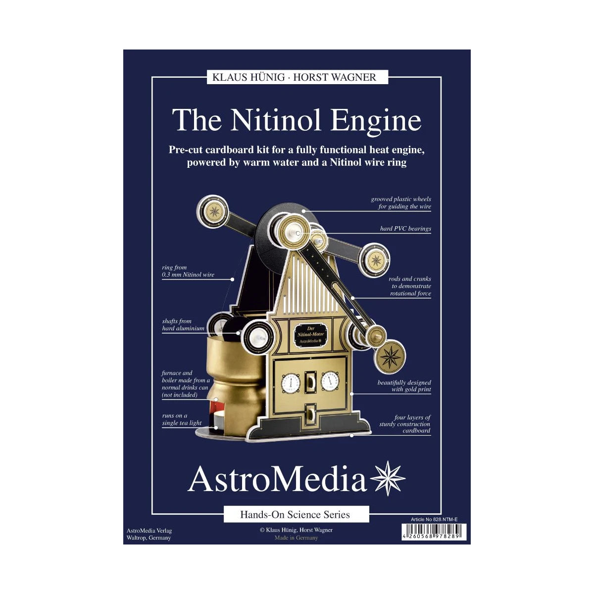 Astromedia Nitinol Engine Construction Kit CuriousMinds.co.uk