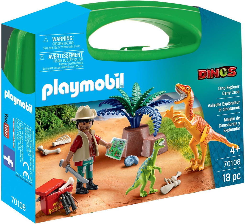 Playmobil Dinos Dino Explorer Carry Case - CuriousMinds.co.uk
