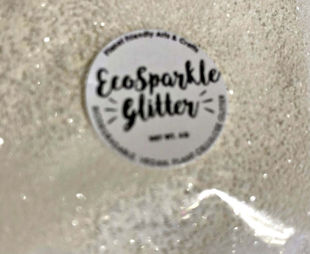 EcoSparkle Biodegradable Glitter Sparkling White 6g - CuriousMinds.co.uk
