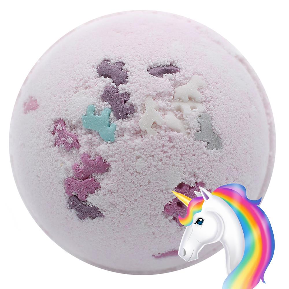 Magic Unicorns Bath Bomb - White Fig - CuriousMinds.co.uk