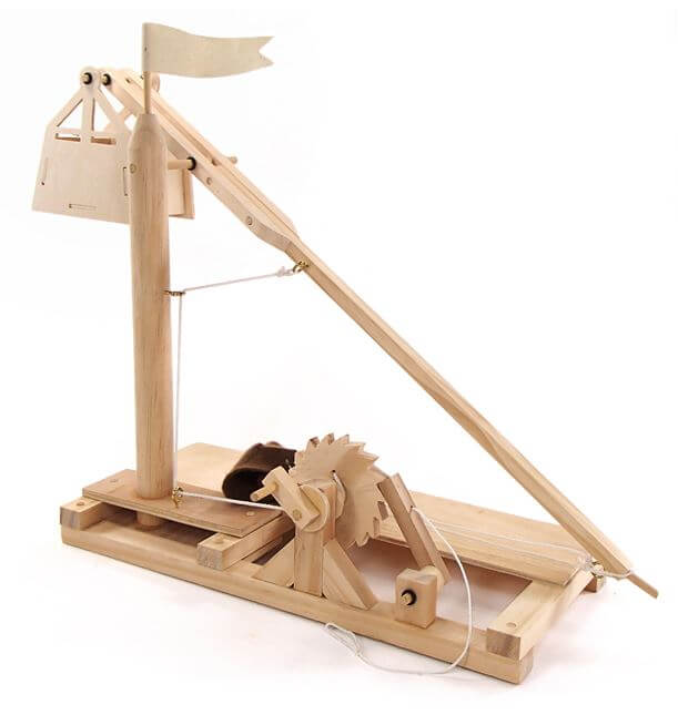 Build A Wooden Da Vinci Trebuchet Kit - CuriousMinds.co.uk