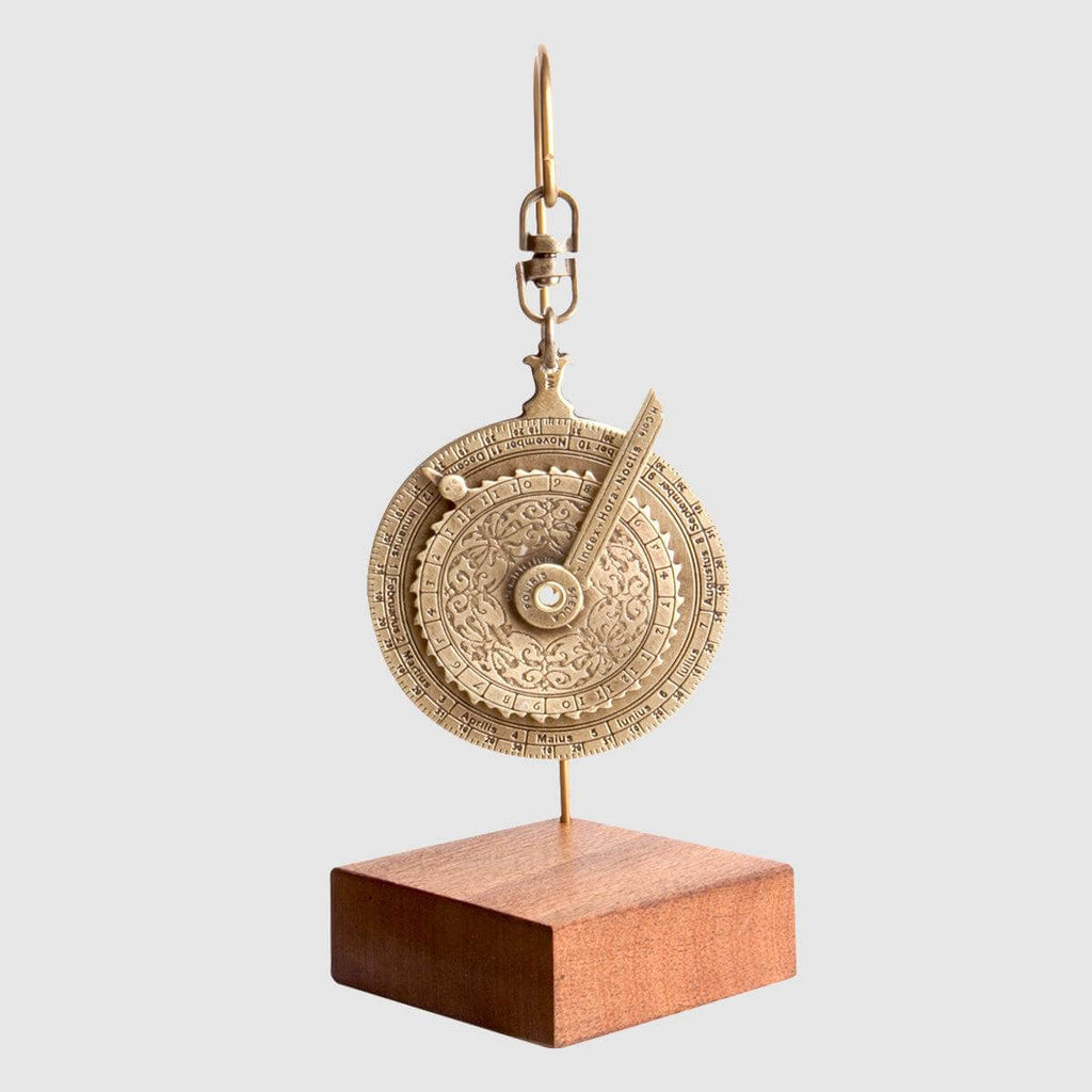 Hemisferium Miniature Nocturlabe Piece on Stand - CuriousMinds.co.uk