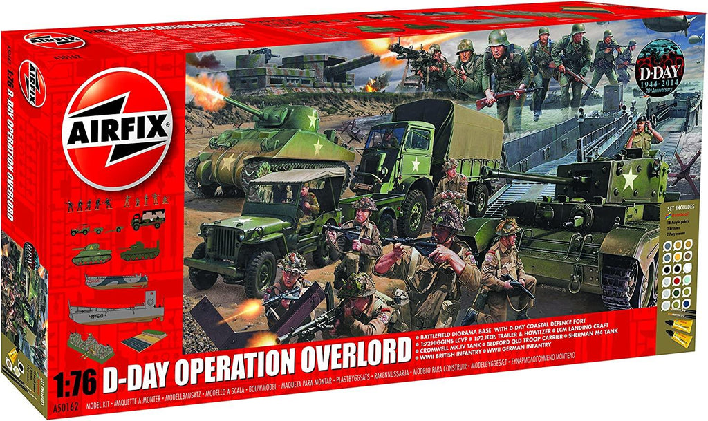 Airfix 1/76 D-Day Operation Overlord Set (A50162A) - CuriousMinds.co.uk