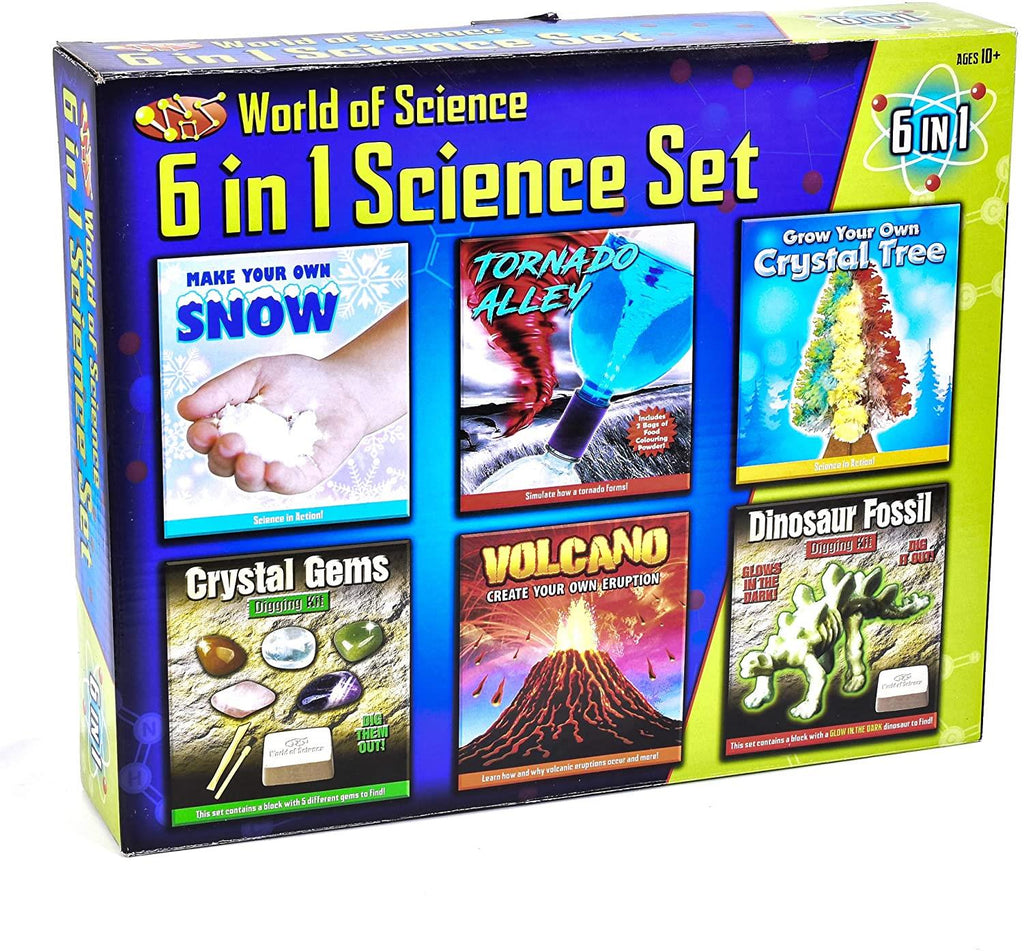 Science Set, 6 Experiments In One Box - CuriousMinds.co.uk