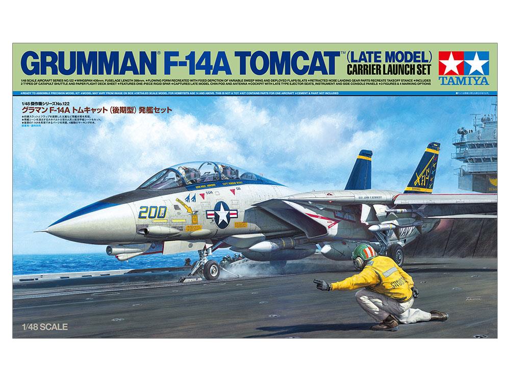 Tamiya 1/48 Grumman F-14A Tomcat (Late Model) (61122) - CuriousMinds.co.uk