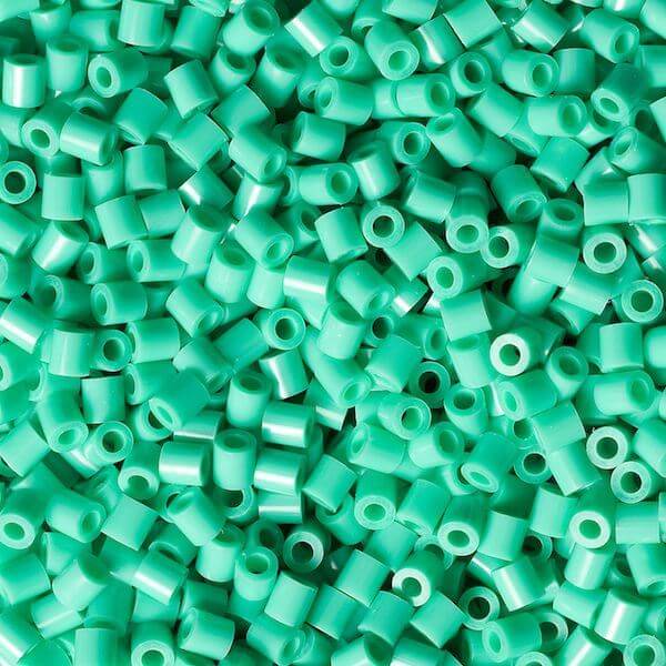 Hama Beads 1000 piece Set - Light Green Beads in a Bag 207-11 - CuriousMinds.co.uk