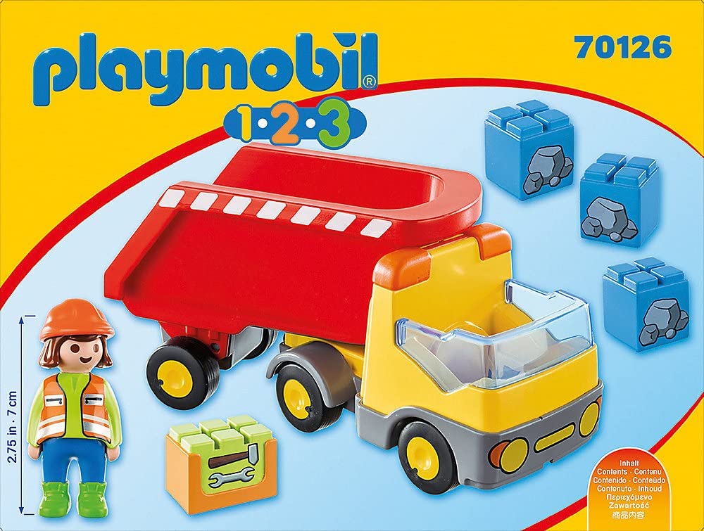 Playmobil 1.2.3 Dump Truck - CuriousMinds.co.uk