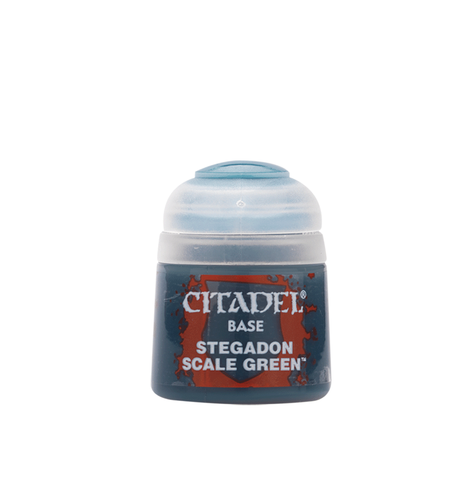 Stegadon Scale Green (12ml) - Base - Citadel Acrylic Paint - CuriousMinds.co.uk