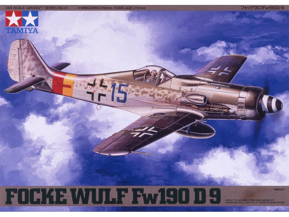 Tamiya 1:48 Focke-Wulf Fw190 D-9 Aircraft (61041) - CuriousMinds.co.uk