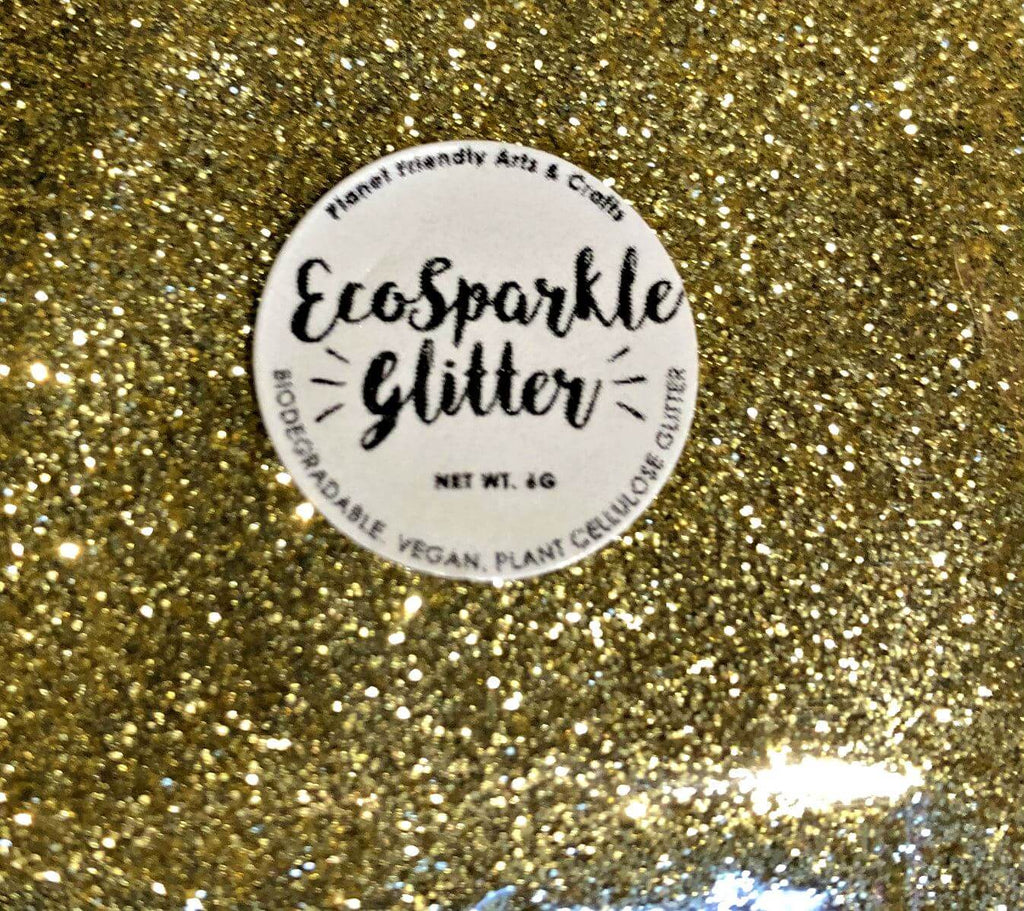 EcoSparkle Biodegradable Glitter Gold 6g - CuriousMinds.co.uk