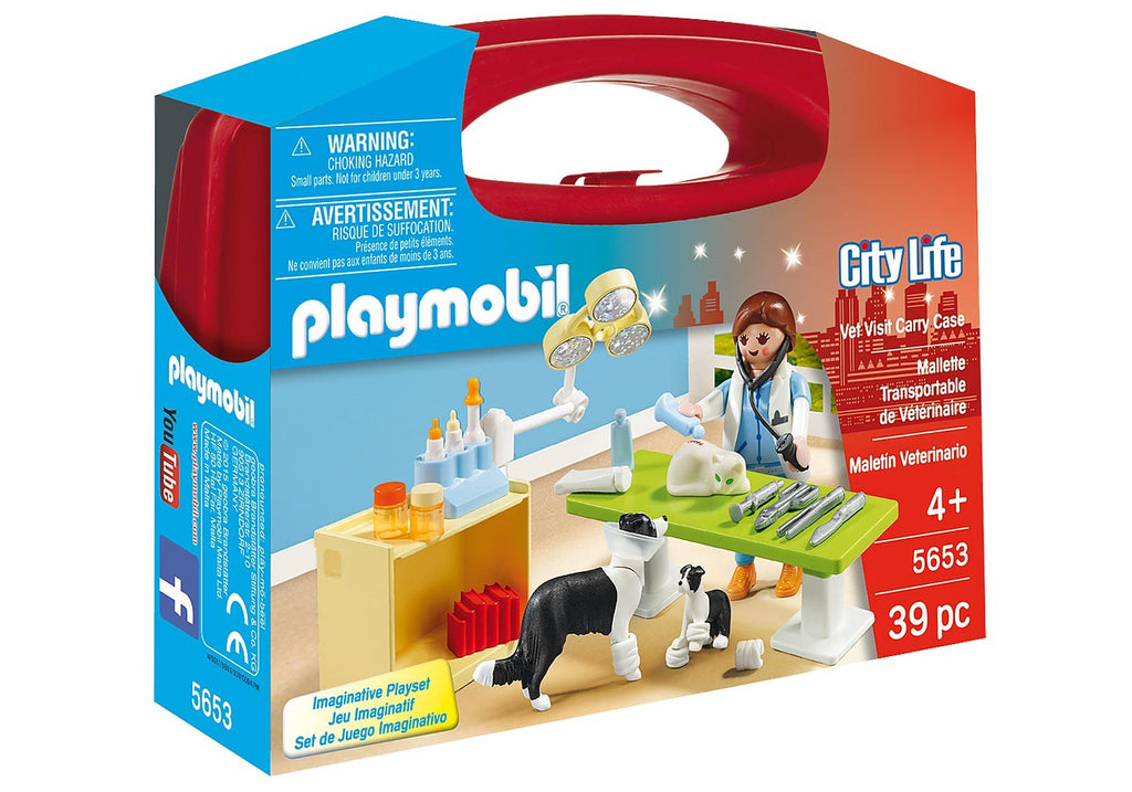 Playmobil City Life Vet Visit Carry Case - CuriousMinds.co.uk