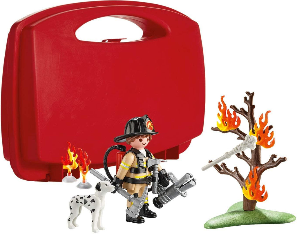Playmobil City Action Fire Rescue Carry Case - CuriousMinds.co.uk