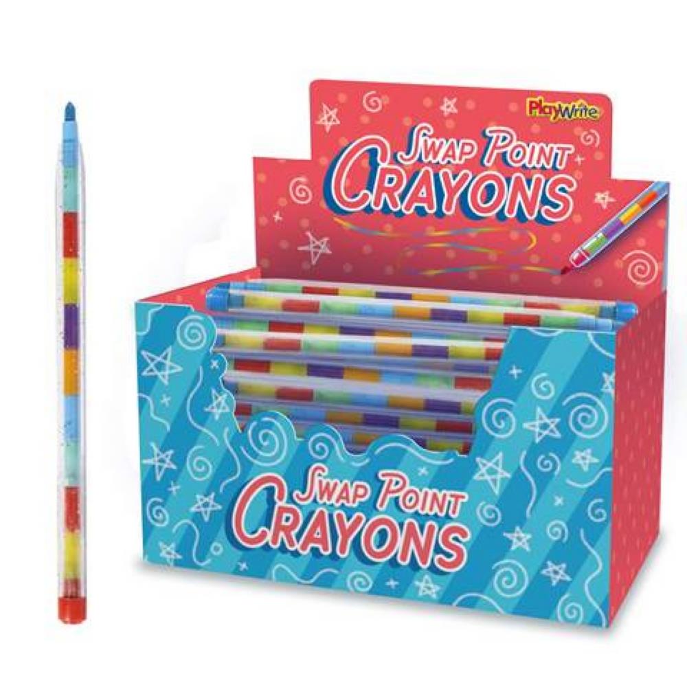Swap Point Coloured Crayon - CuriousMinds.co.uk