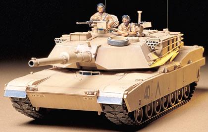 Tamiya 1/35 U.S. M1A1 Abrams 120mm Gun Main Battle Tank (35156) - CuriousMinds.co.uk
