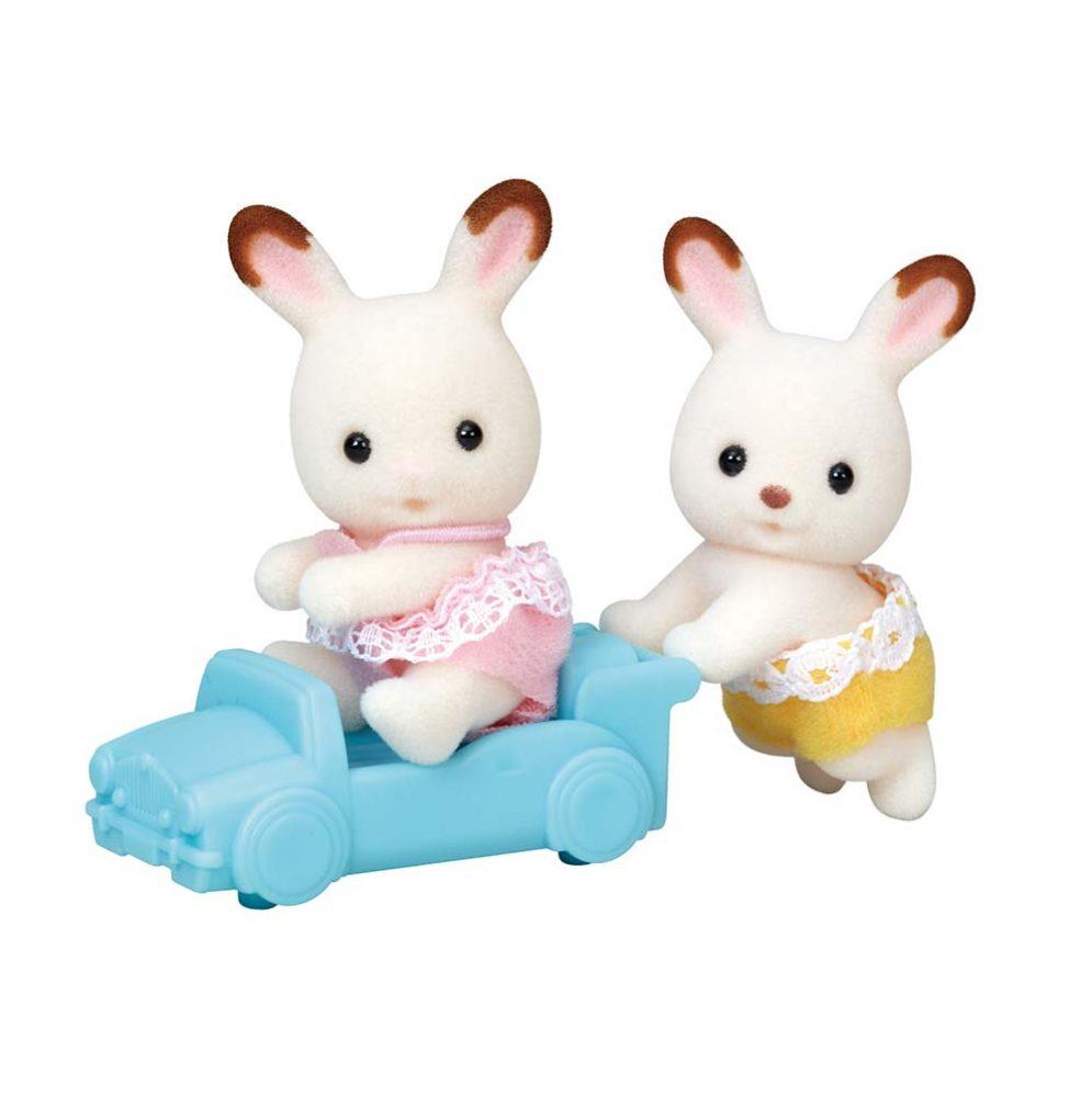 Sylvanian Families Chocolate Rabbit Twins - CuriousMinds.co.uk