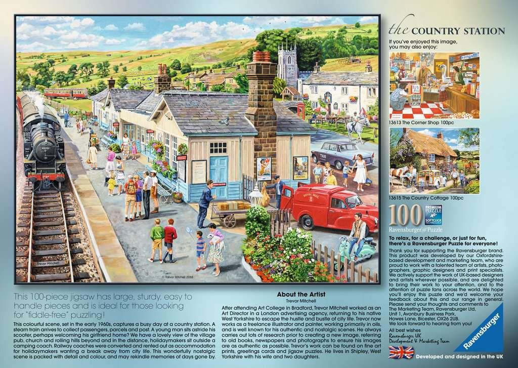 Ravensburger The Country Station 100 Piece Puzzle - CuriousMinds.co.uk