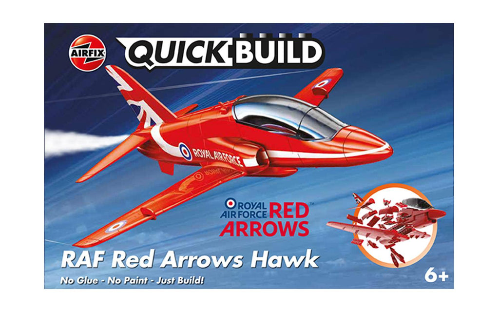 Airfix QUICKBUILD Red Arrows Hawk (J6018) - CuriousMinds.co.uk