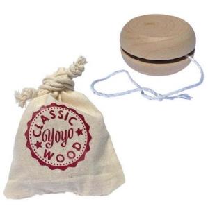 Classic Wooden Yo Yo in Cotton Bag - CuriousMinds.co.uk