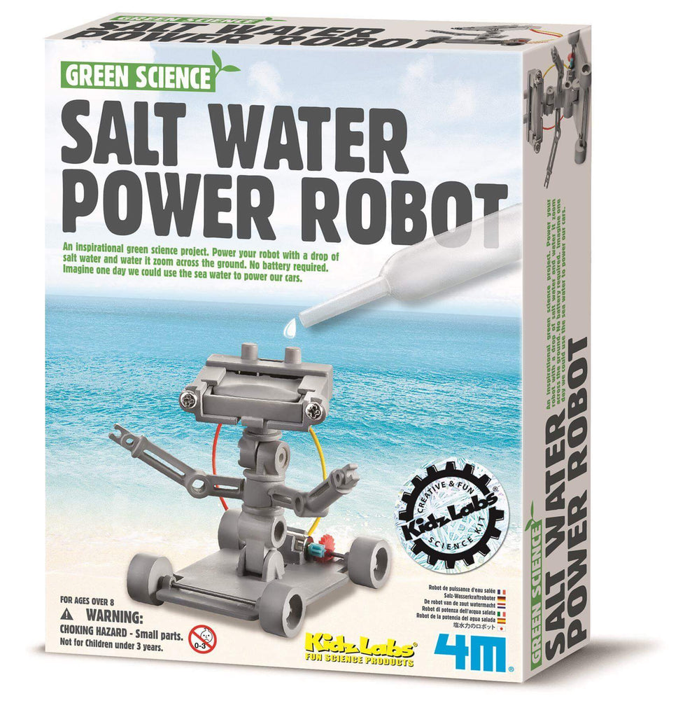 Kidz Labs Green Science Salt-Powered Robot - CuriousMinds.co.uk