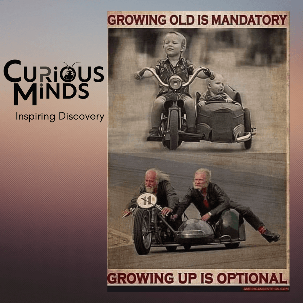 Never Grow Up | CuriousMinds.co.uk