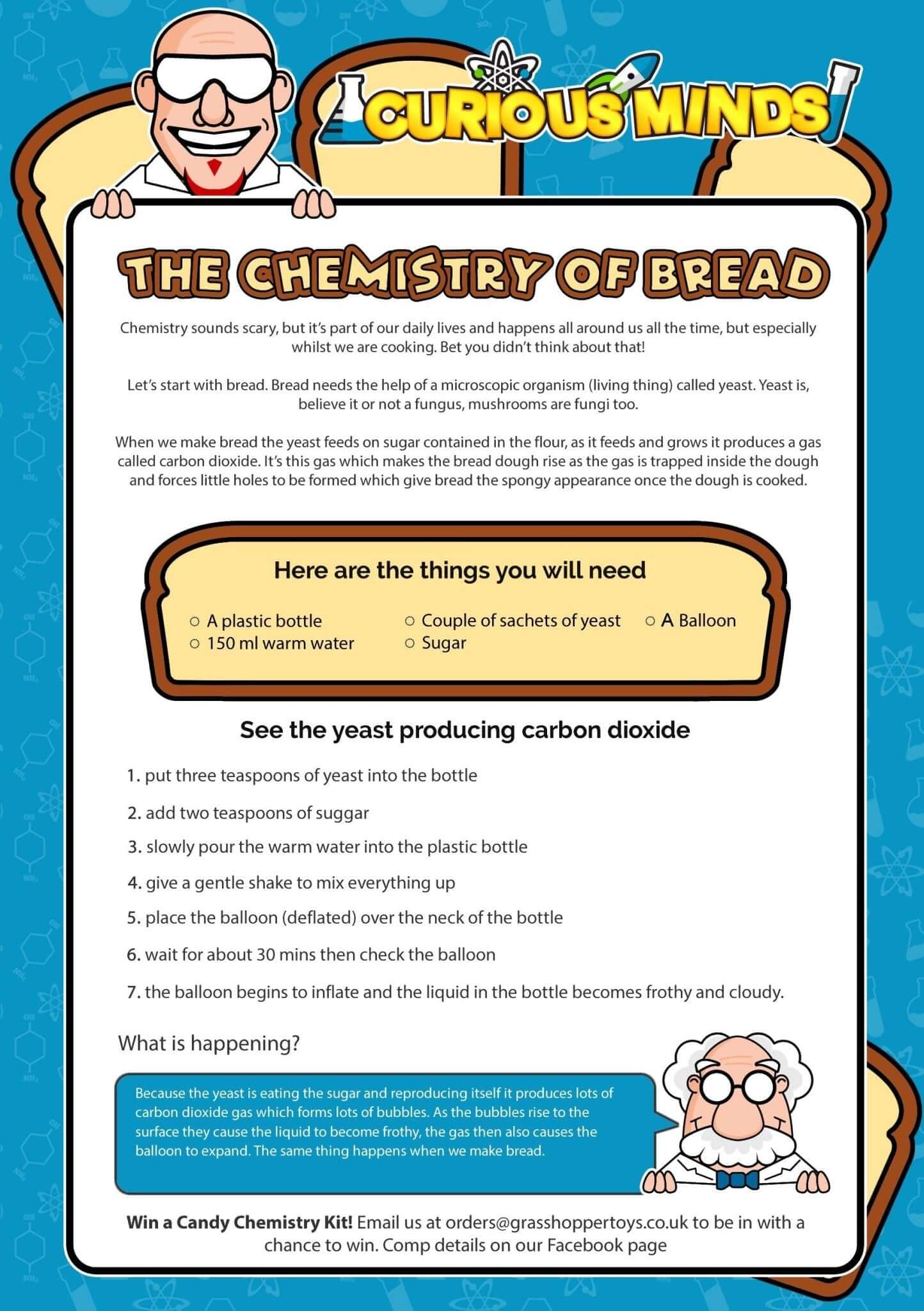 Science Experiments From Home: Why Does Bread Rise? – Curious Minds