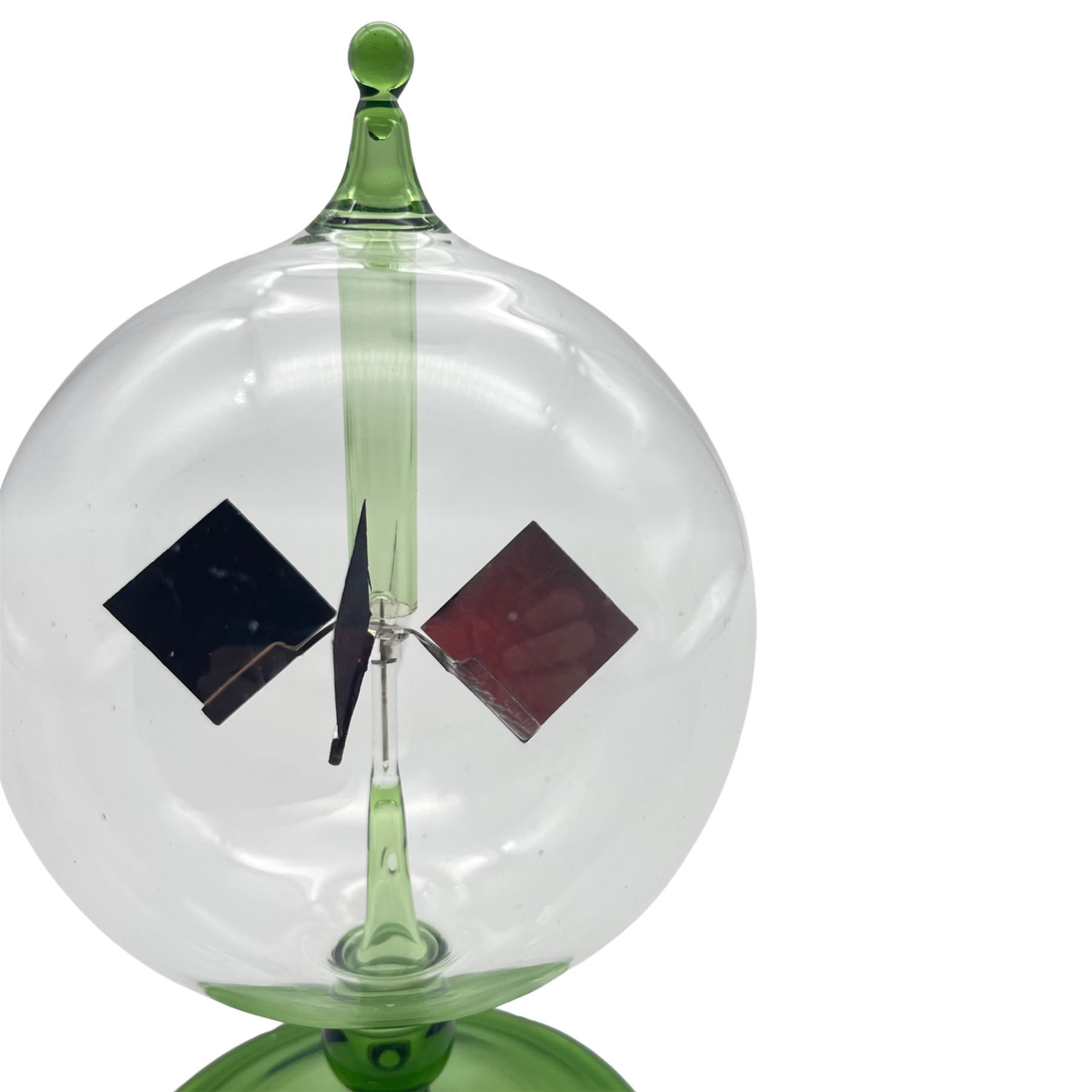 Solar Crooks Radiometer Crooke's Solar Radiometer, Short Green Stem, Clear Globe – Curious Minds