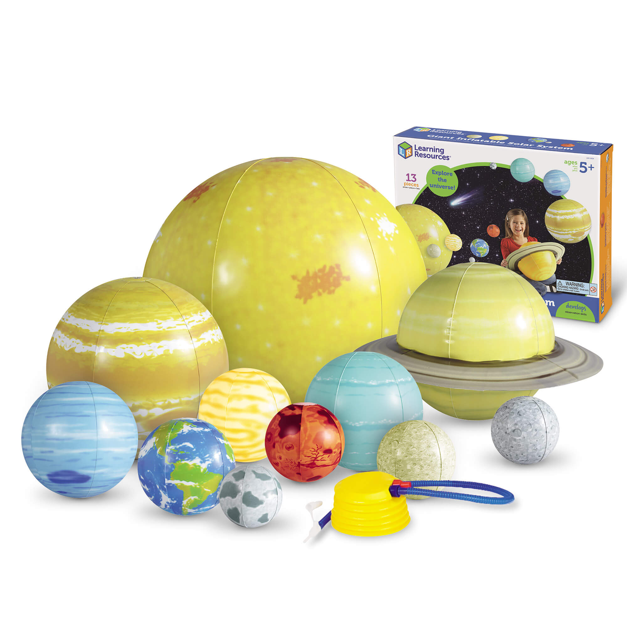 Giant Inflateable Solar System Learning Resources Giant Inflatable Solar System Set for Ages 5 and Up ...
