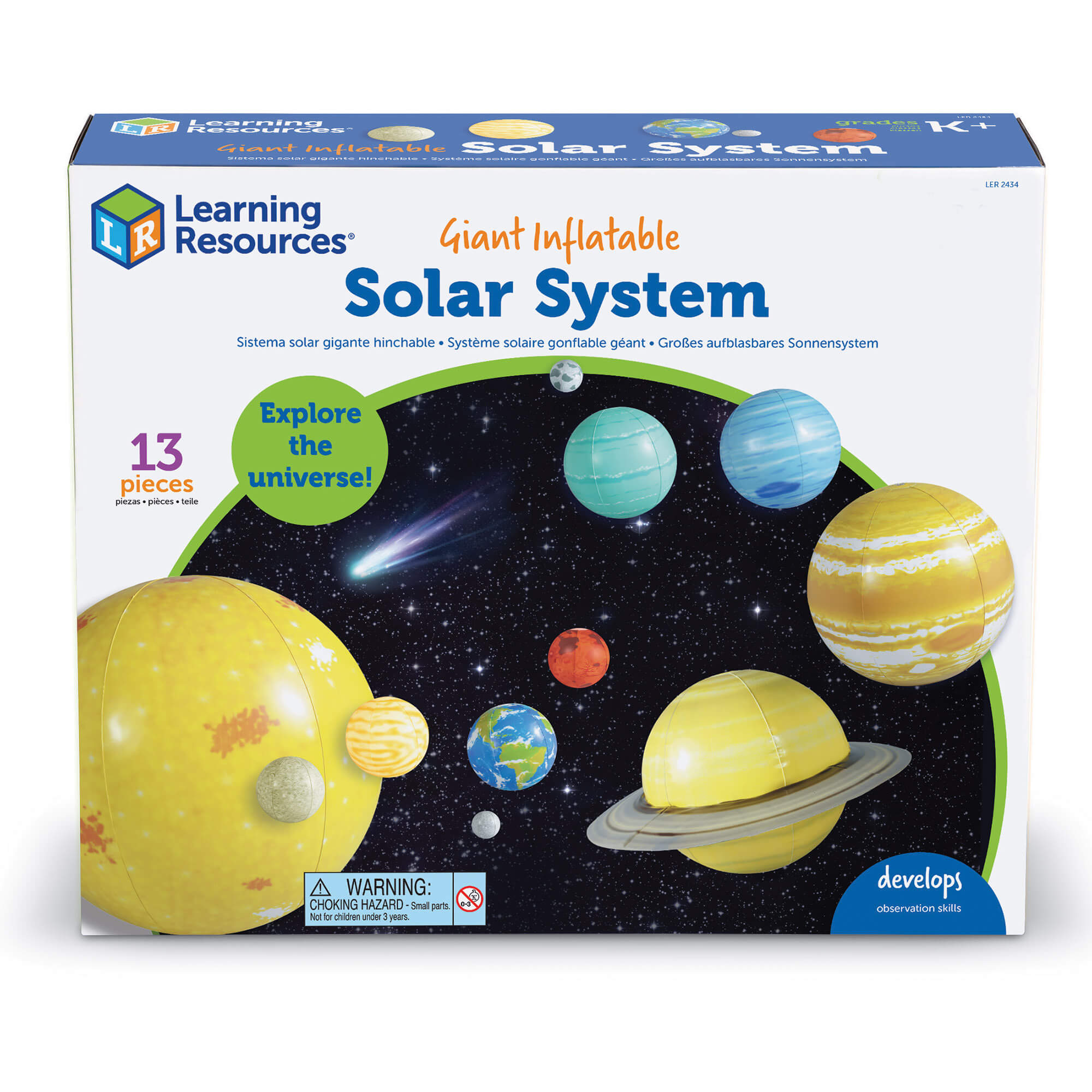 Giant Inflateable Solar System Learning Resources Giant Inflatable Solar System Set for Ages 5 and Up ...