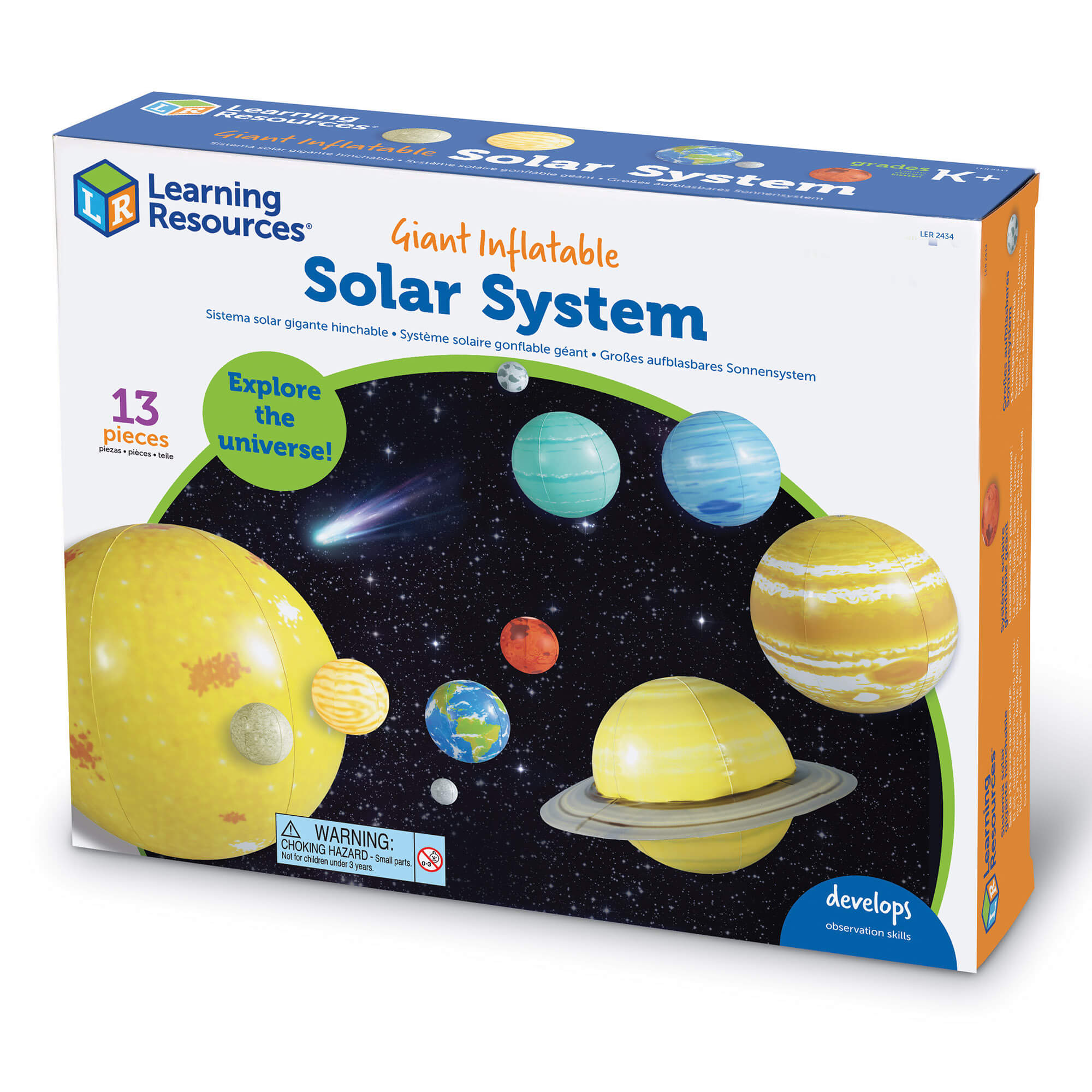Giant Inflateable Solar System Learning Resources Giant Inflatable Solar System Set for Ages 5 and Up ...