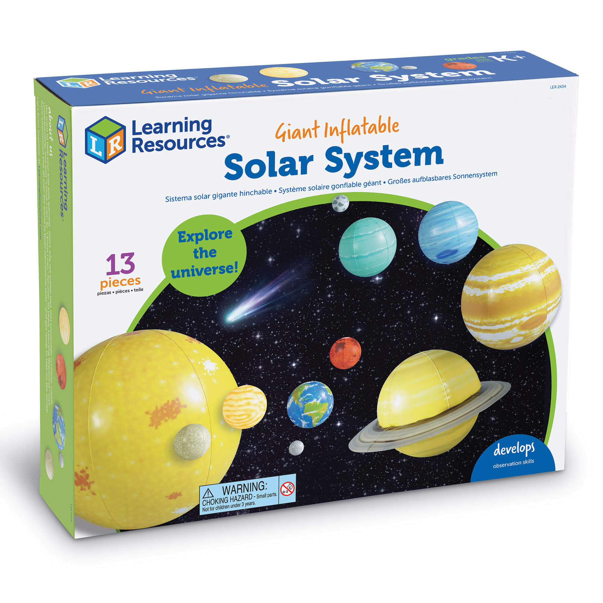 Giant Inflateable Solar System Learning Resources Giant Inflatable Solar System Set for Ages 5 and Up ...