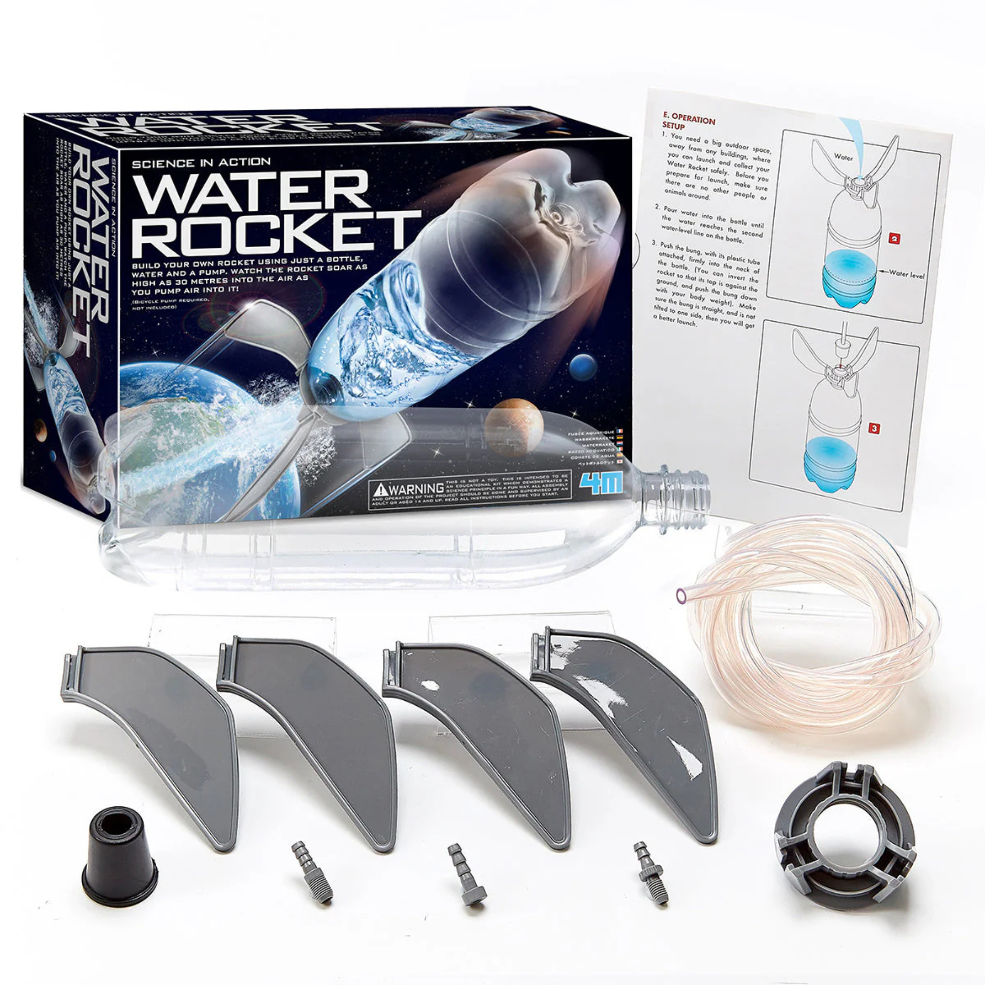 4M DIY Water Rocket STEM Experiment Kit for Teenagers Ages 14 and Up ...