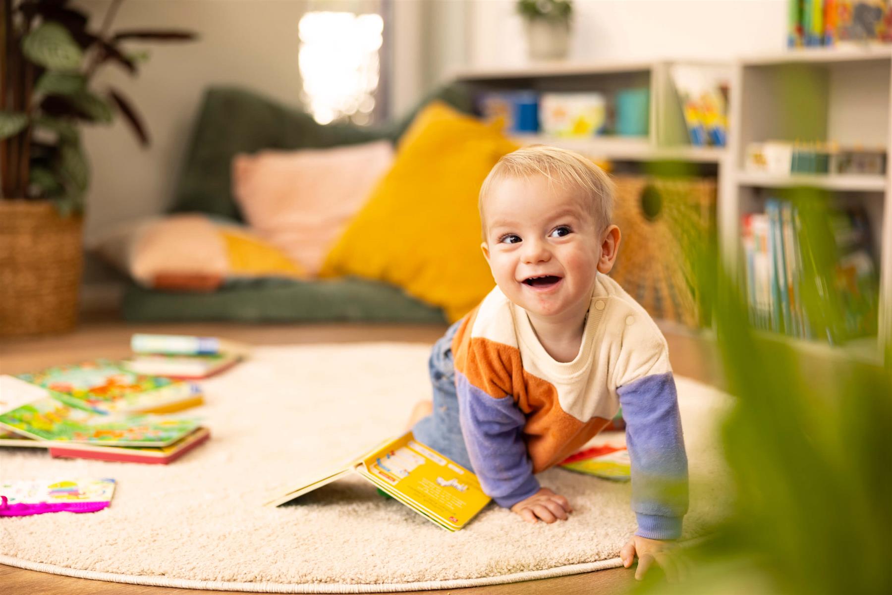 Play+ Ready, Steady, Shake First Animals Board Book w/ Rattle for 6M ...