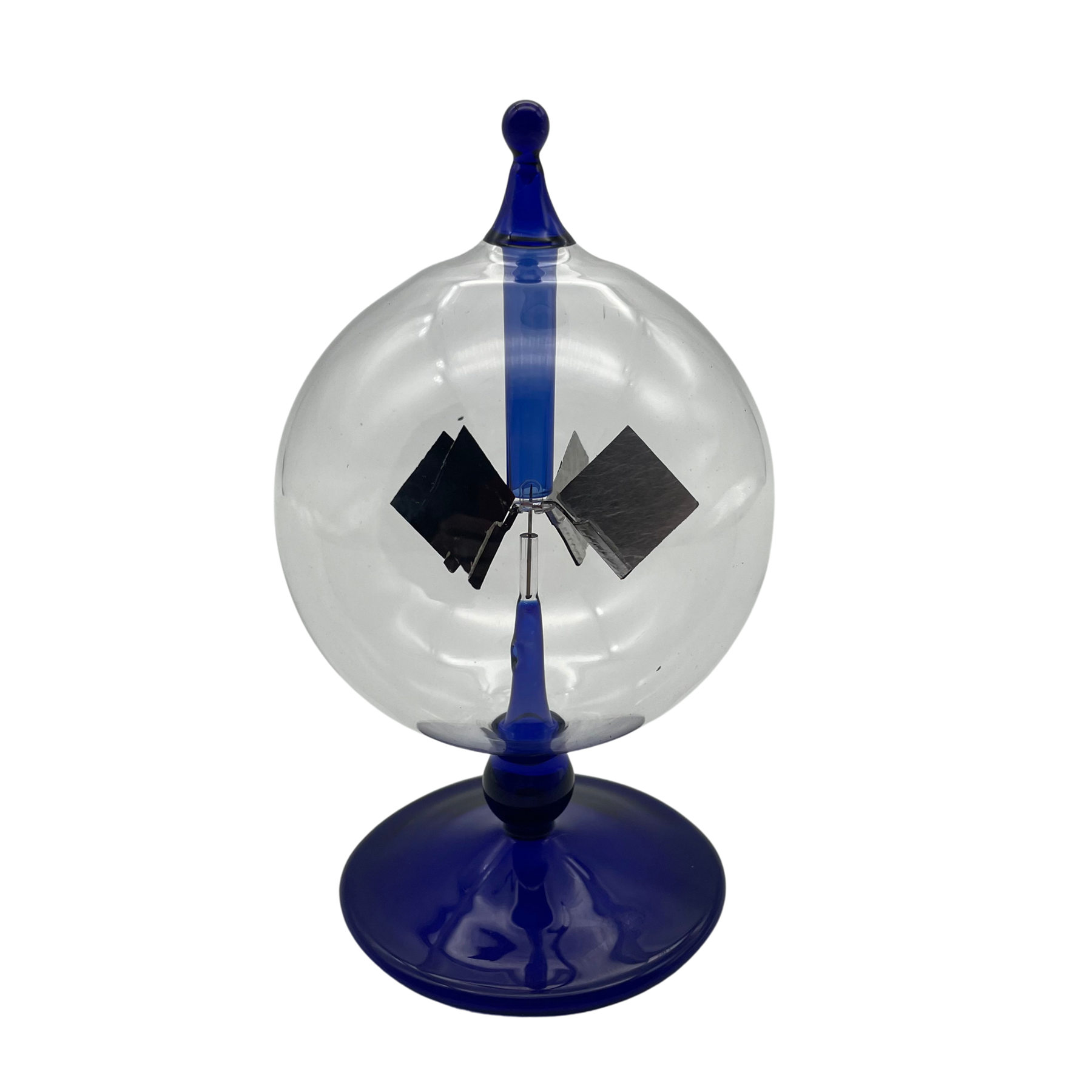 Solar Crooks Radiometer Crooke's Solar Radiometer, Short Blue Stem, Clear Globe – Curious Minds